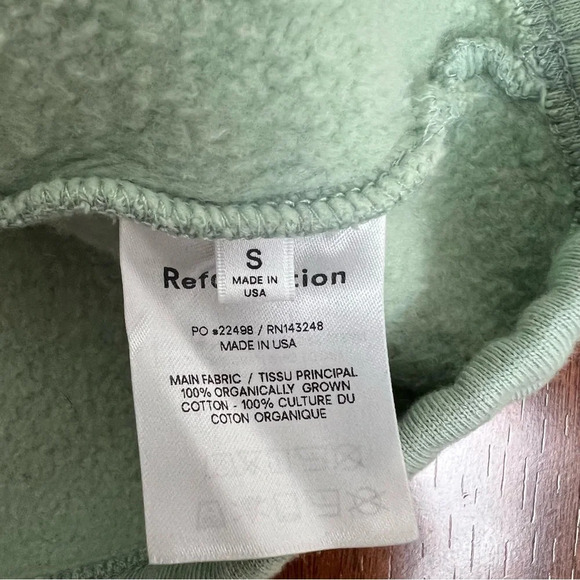 Reformation Newport Sweat Skirt Mint Green Size S - Picture 4 of 4